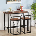 3-Piece Bar Table Set, 39.4 Marble White L1987