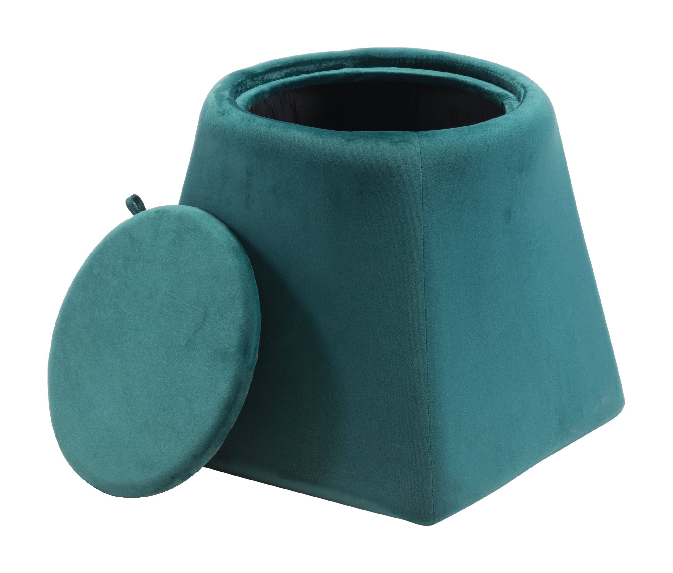 Green Velvet Ottoman C456424