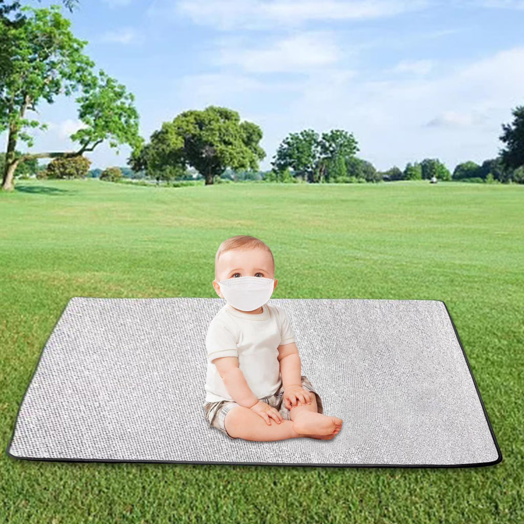 Aluminum Foil Sleeping Mat with Storage Bag 200cmx200cmx0.5cm J1742
