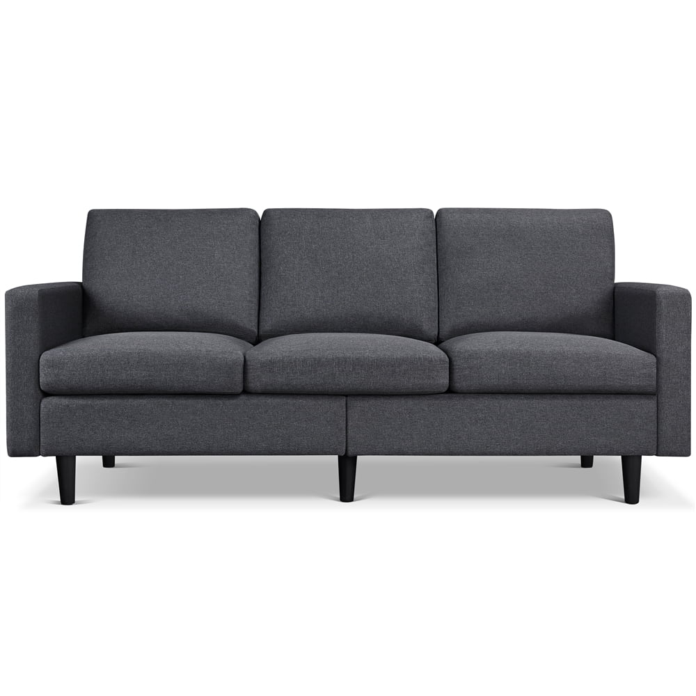 Gray Linen 3-Seater Sofa I281959