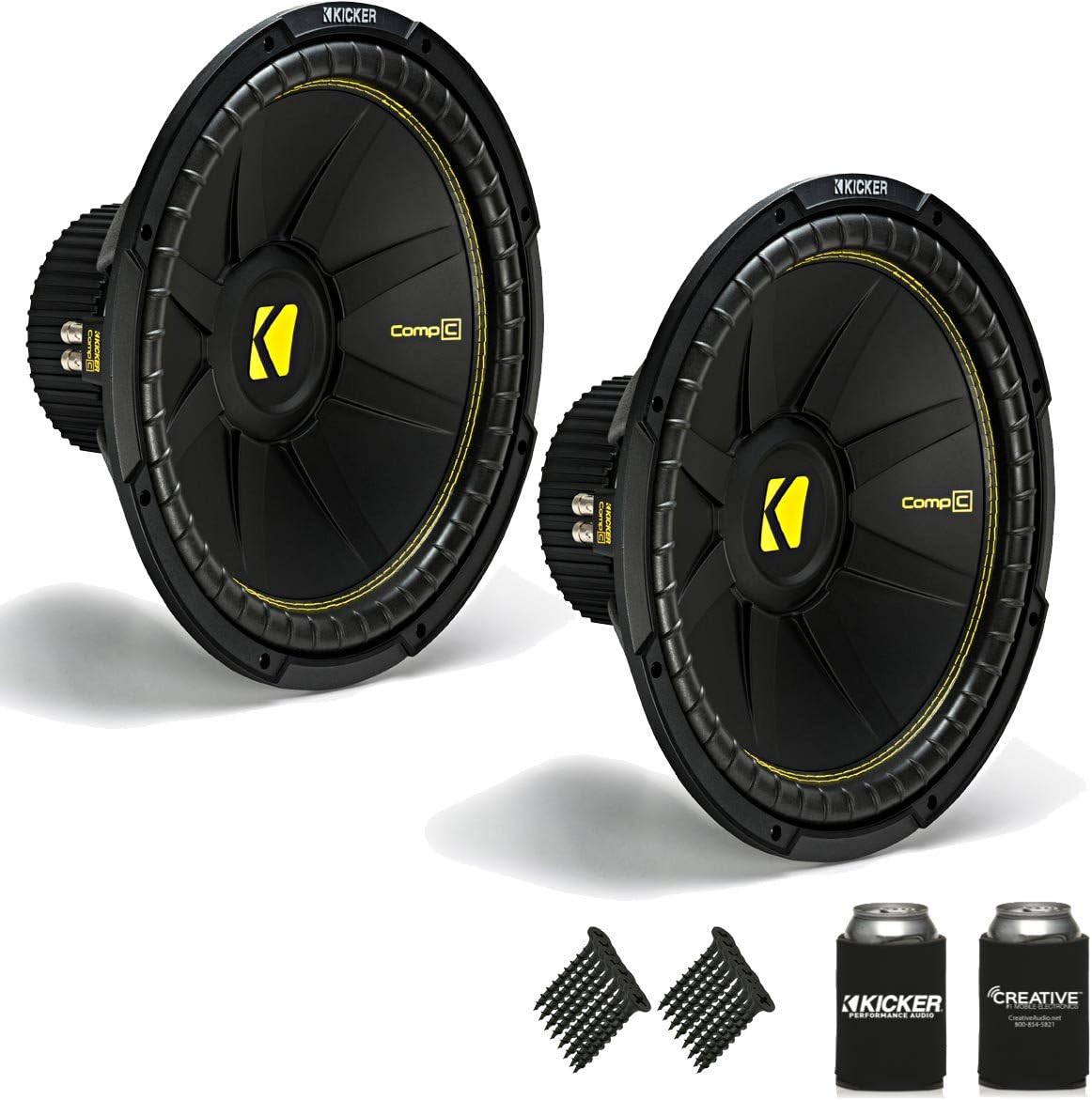 15" Subwoofers Bundle Single 4-Ohm Voice Coil H4802