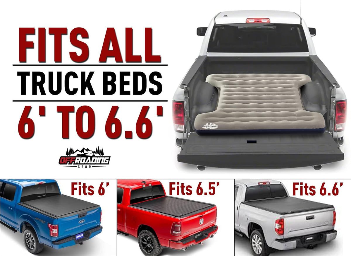 Truck Bed Inflatable Air Mattress, 6 to 6.5 ft Box, Full Double E663451