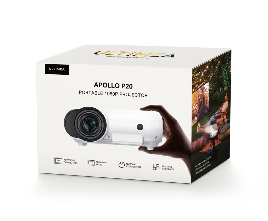 4K Support Native 1080P Bluetooth Projector, 300 ANSI 10000LM Portable Mini Outdoor Projector G3436