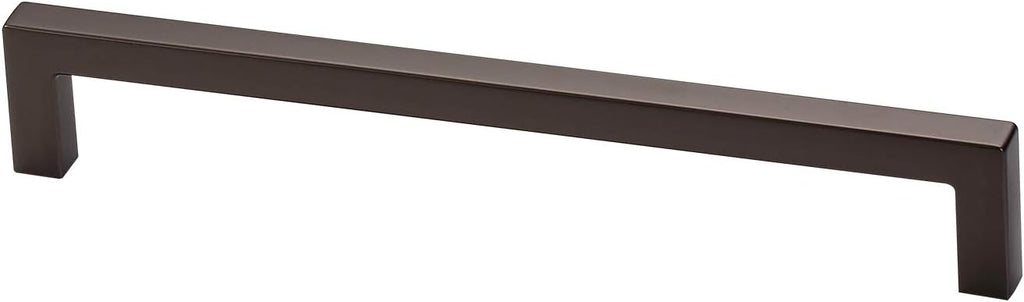 Flat Black 5 Inch Cabinet Drawer Handle Pulls 10 Pack S61700