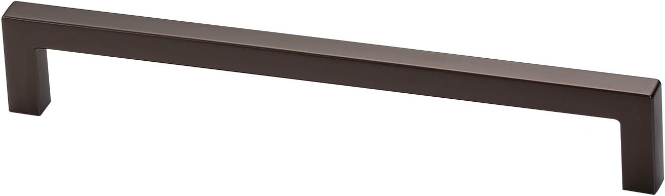 Flat Black 5 Inch Cabinet Drawer Handle Pulls 10 Pack S61700