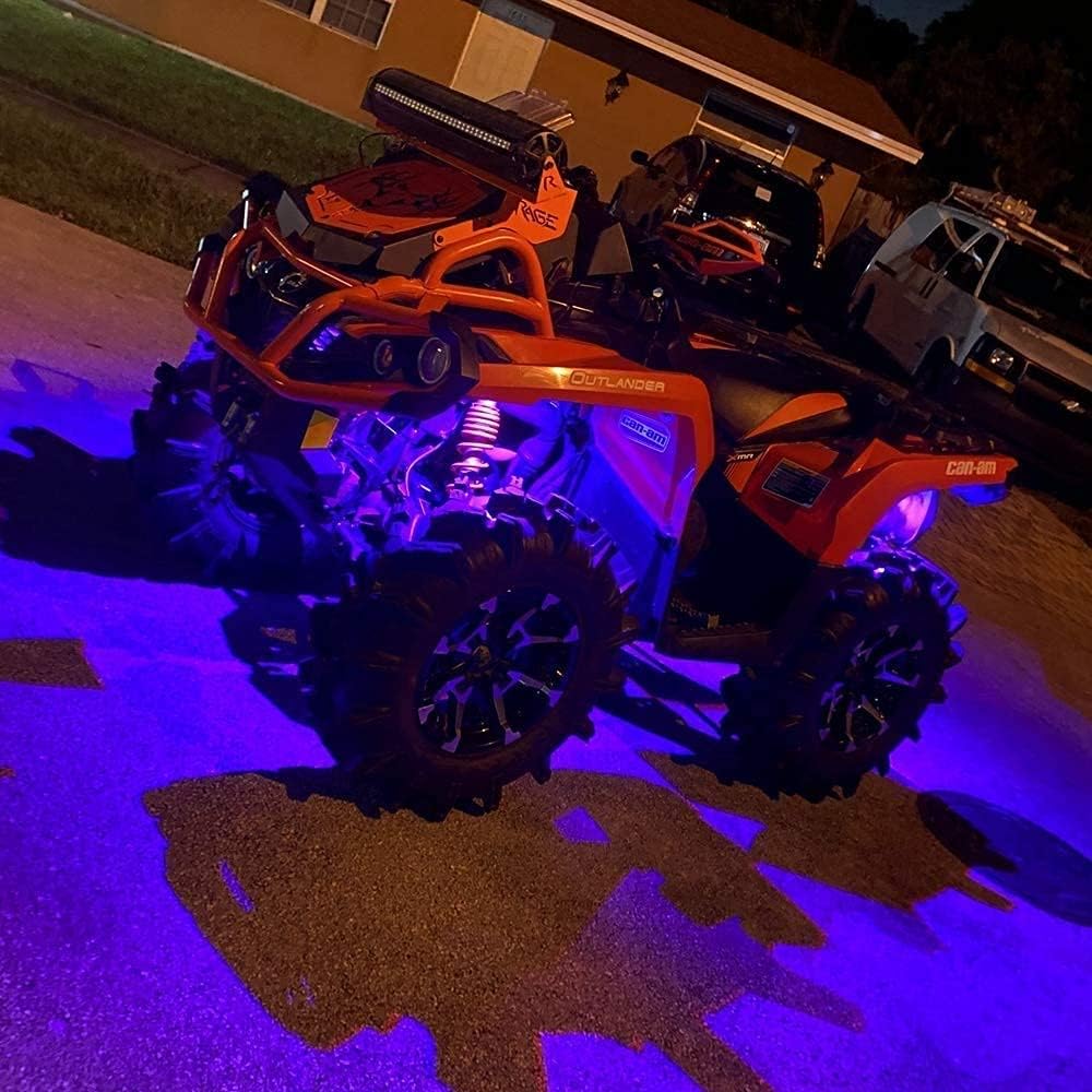 8 Pods RGBW LED Rock Lights for Trucks SUV Car ATV UTV K83514