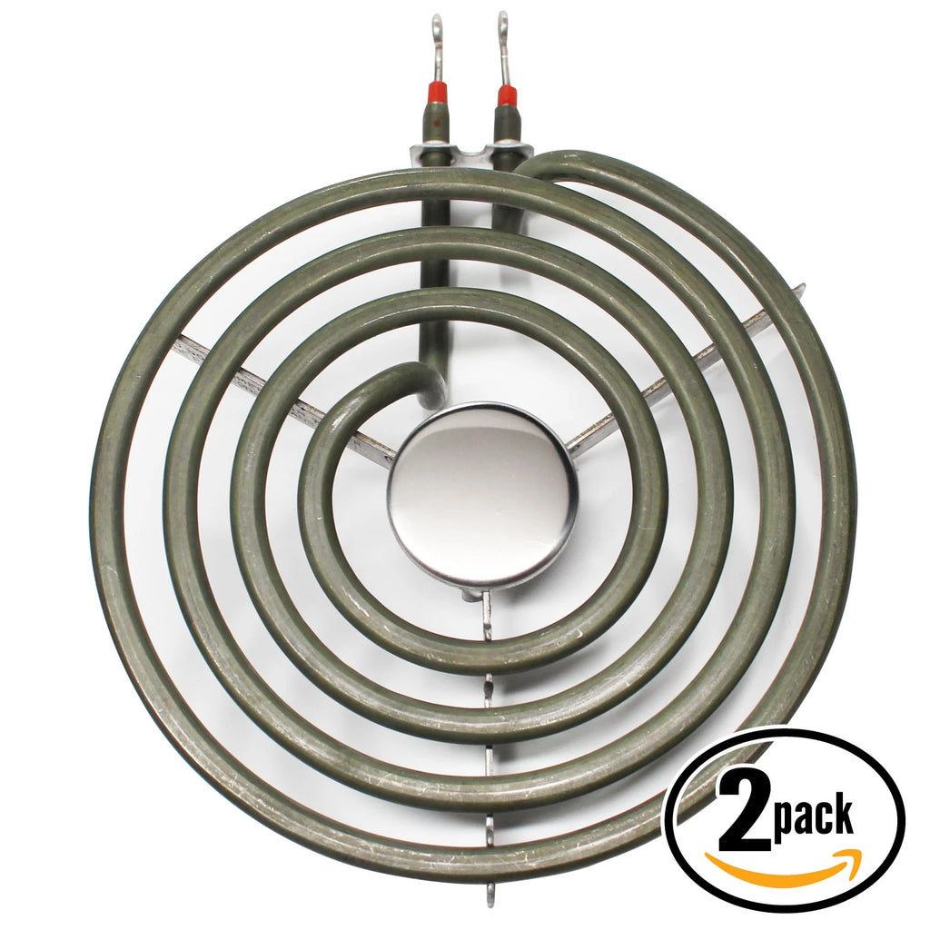 2-Pack 6 inch 4 Turns Surface Burner Element for Range, Stove & Cooktop W483036