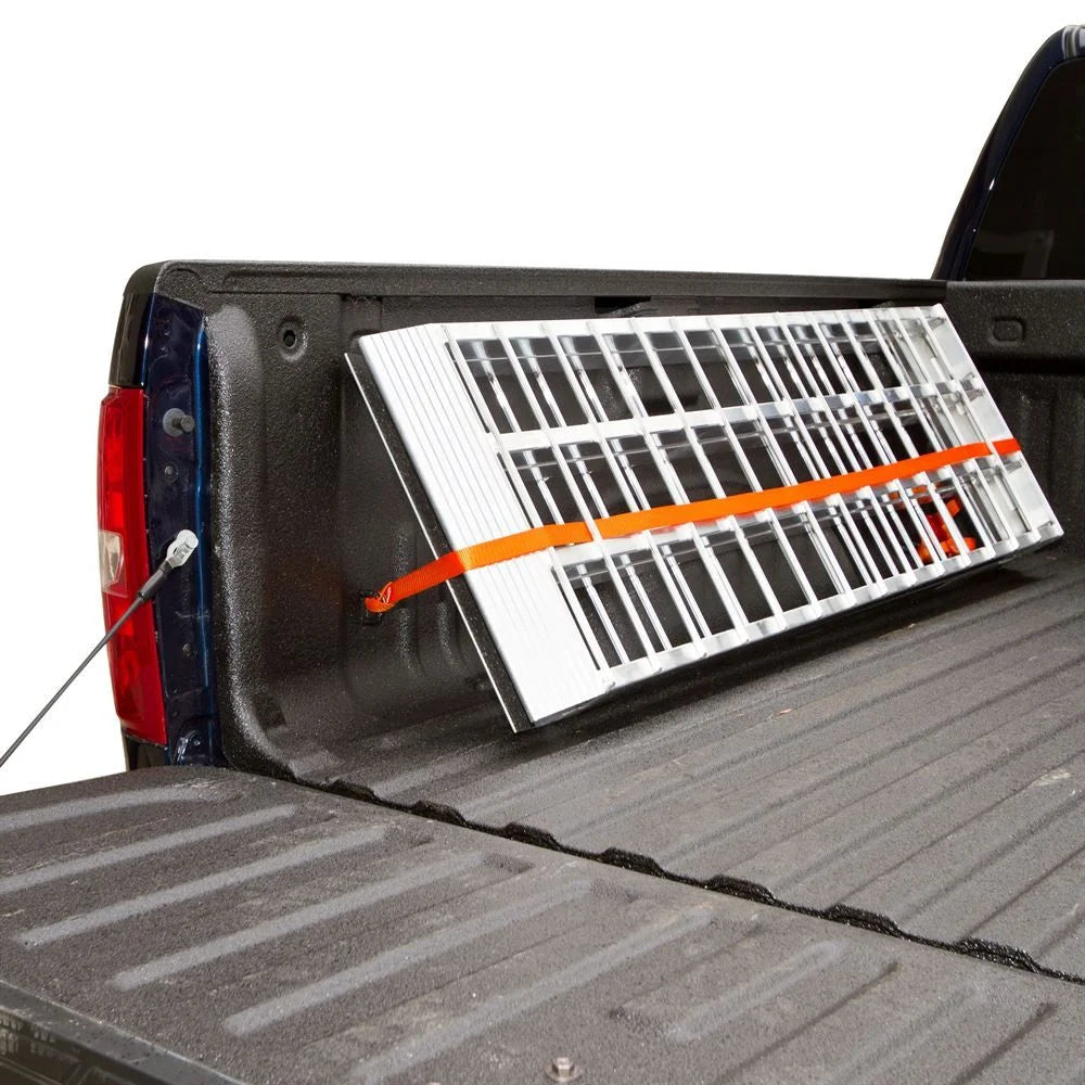 Aluminum 120in Folding Single Runner Motorcycle Ramp M818324