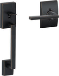 Century Front Entry Handle Latitude Interior Lever Satin Nickel E165