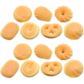 14 Pcs Dollhouse Mini Danish Cookies Decor Accessories V177