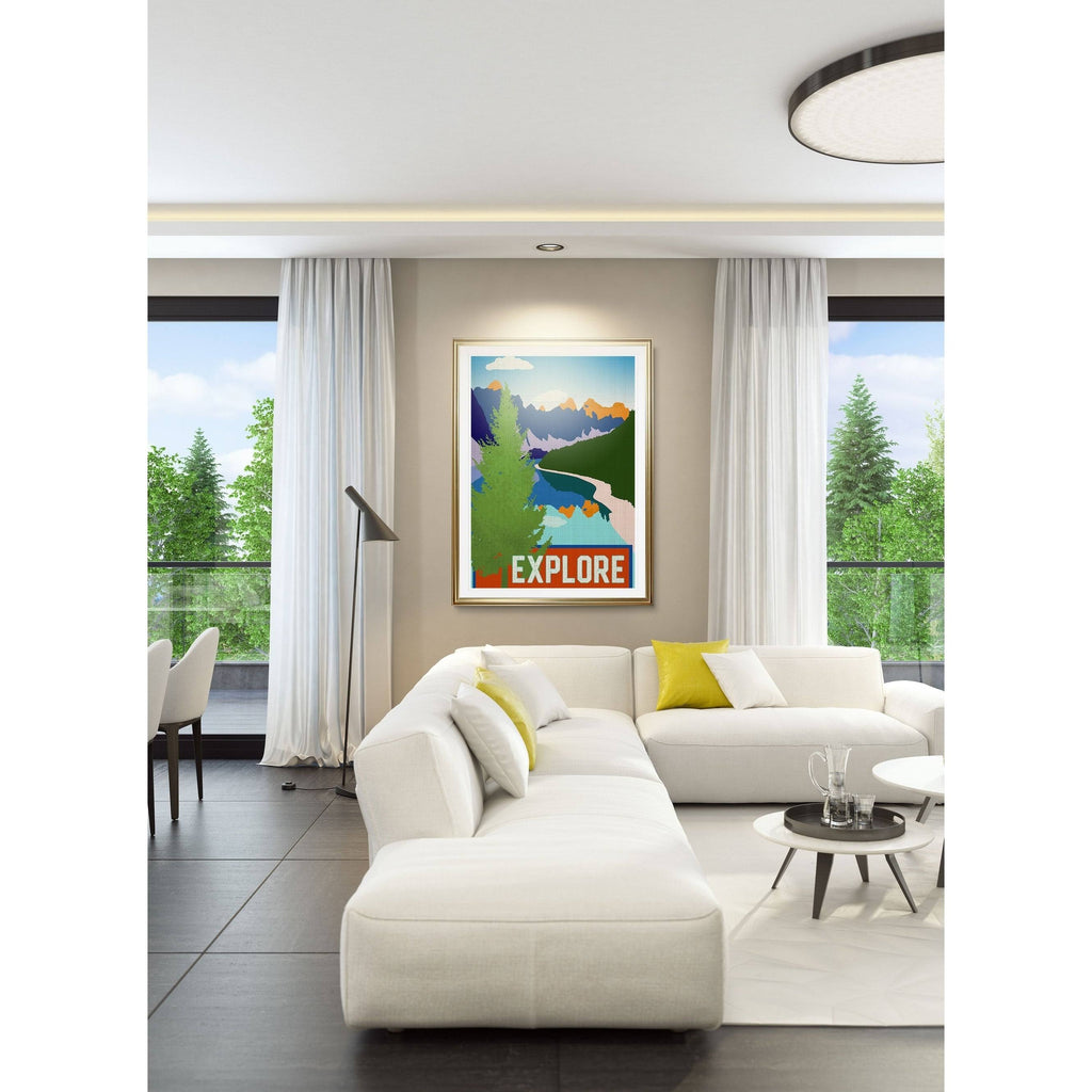 Framed Giclee Print V6463