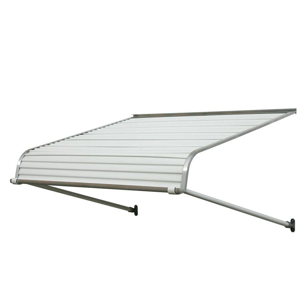 White Solid Fixed Door Awning U724204