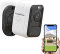 2K Rechargeable Battery Powered WiFi Security Camera S658