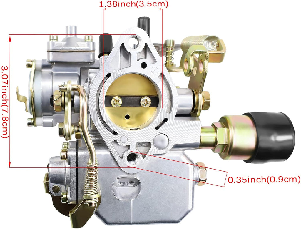Carburetor for VW Beetles 1600cc Dual-Port Engine 1971-1979 Pack of 2 D600