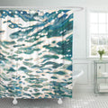 Blue Water Ocean Surf Beach Shower Curtain 66x72 inch I7363