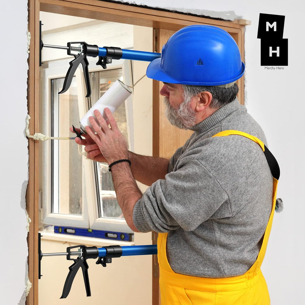 Cabinet Jack Support Pole 2Pcs Set Adjustable Length Telescopic Pole Pack of 2 P8194