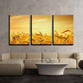 Orange X3 Panels Wall Art U306