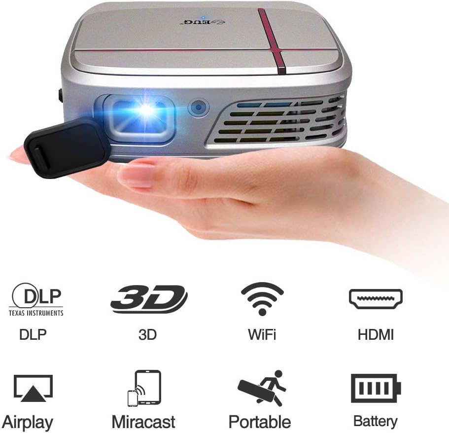 Wireless Mini DLP Projector with Built-in Battery S509922