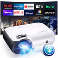 4K Support Native 1080P Bluetooth Projector, 300 ANSI 10000LM Portable Mini Outdoor Projector G3436