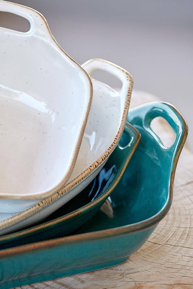Blue Large Oval Baker T862076