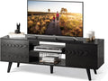Rustic Brown TV Stand with Storage Cabinet E584578