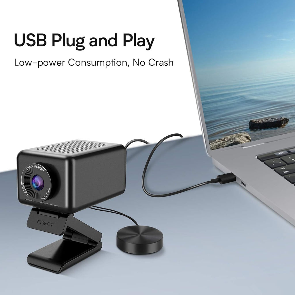 1080P Webcam with Speaker and Mics K336