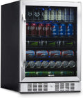 Stainless Steel Beverage Refrigerator with 177 Can Capacity N60213