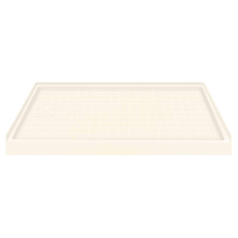 Solid Surface 60-in x 32-in Shower Base with Left Drain Q193
