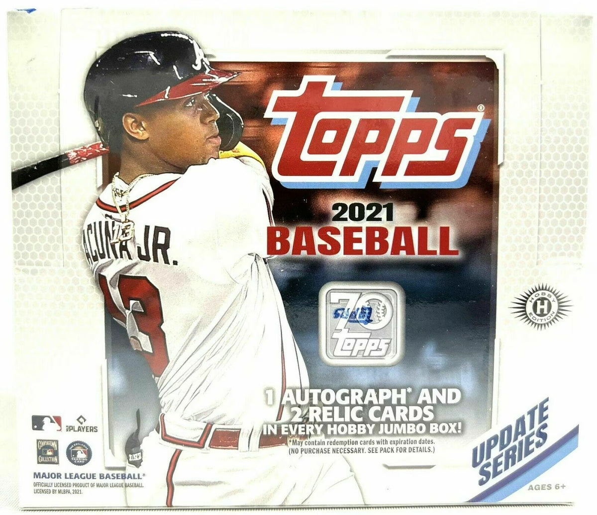 2021 Topps Update Series Baseball Hobby Jumbo Box C79427