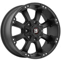 20x9 6-Lug Flat Black Wheel H21688