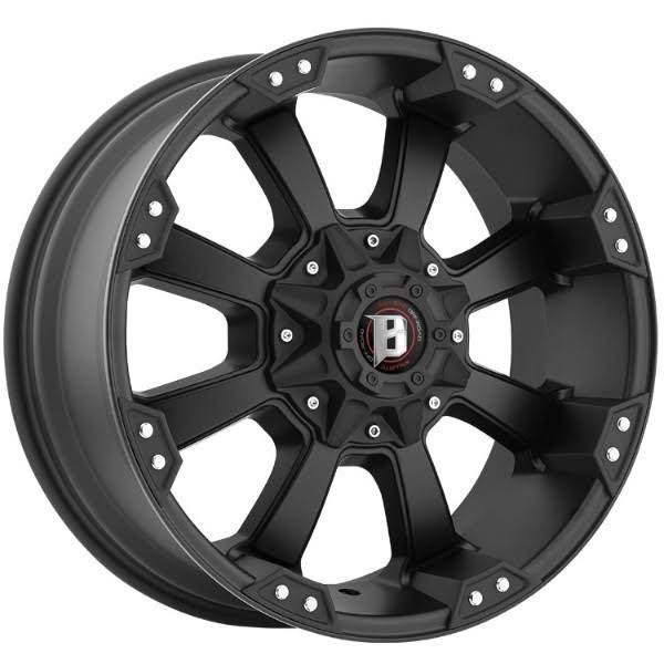 20x9 6-Lug Flat Black Wheel H21688