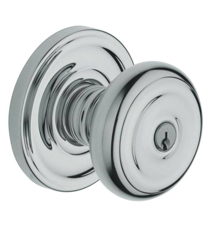 Single Cylinder Keyed Entry Door Knob Set with Satin Nickel X561