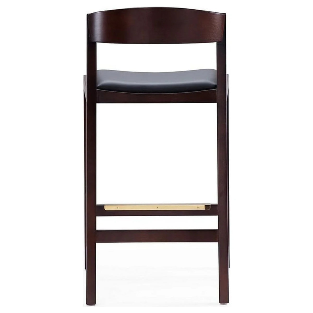 Black Faux Leather Counter Stool Q3925
