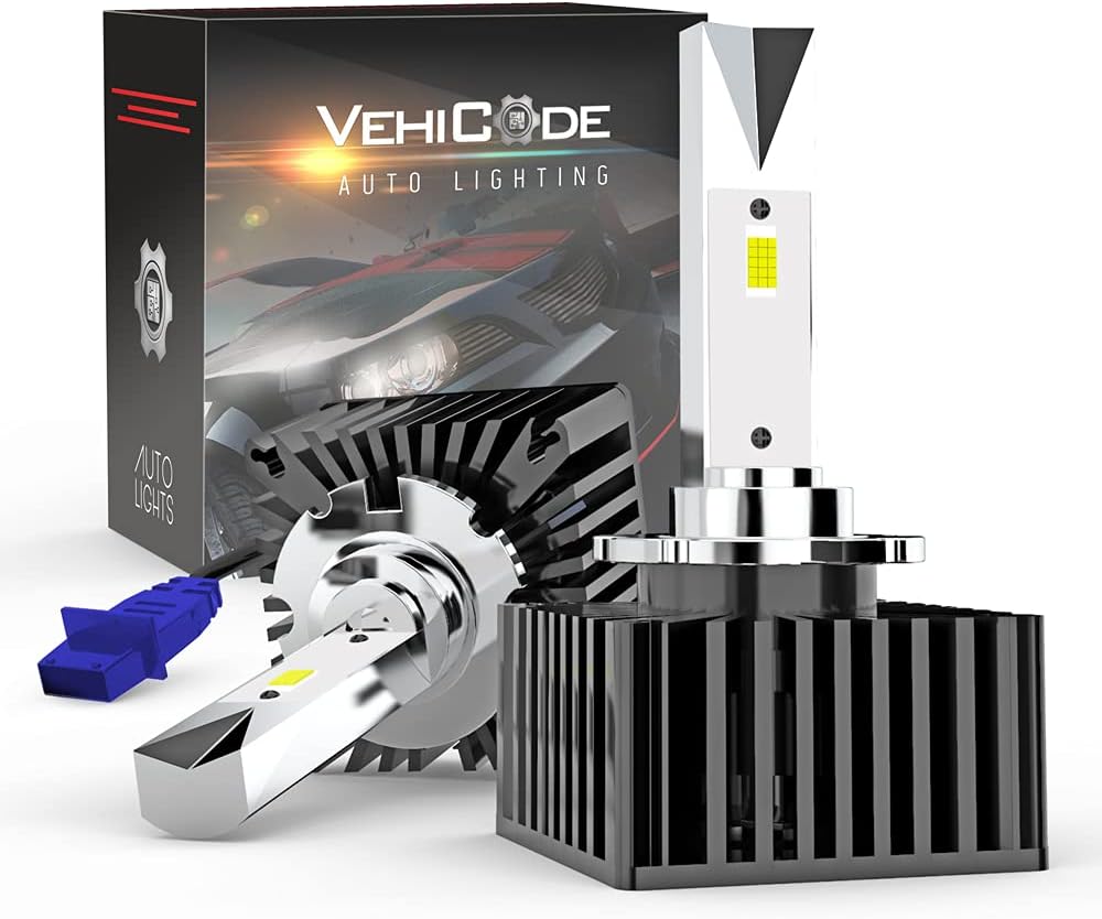 D8S LED Headlight Bulb Conversion Kit, 50W 7600Lms 6000K White, 2 Pack I3082