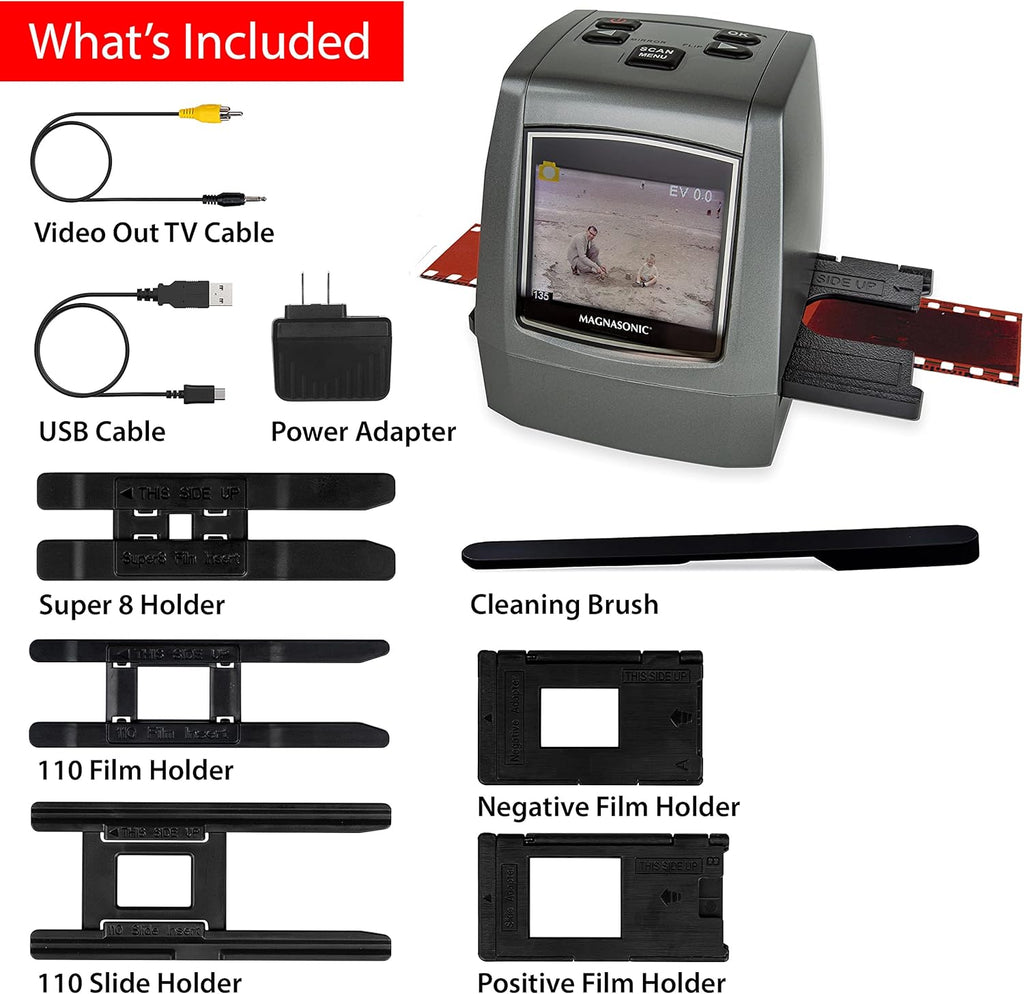 22MP Film Scanner with 2.4 LCD Screen B24252