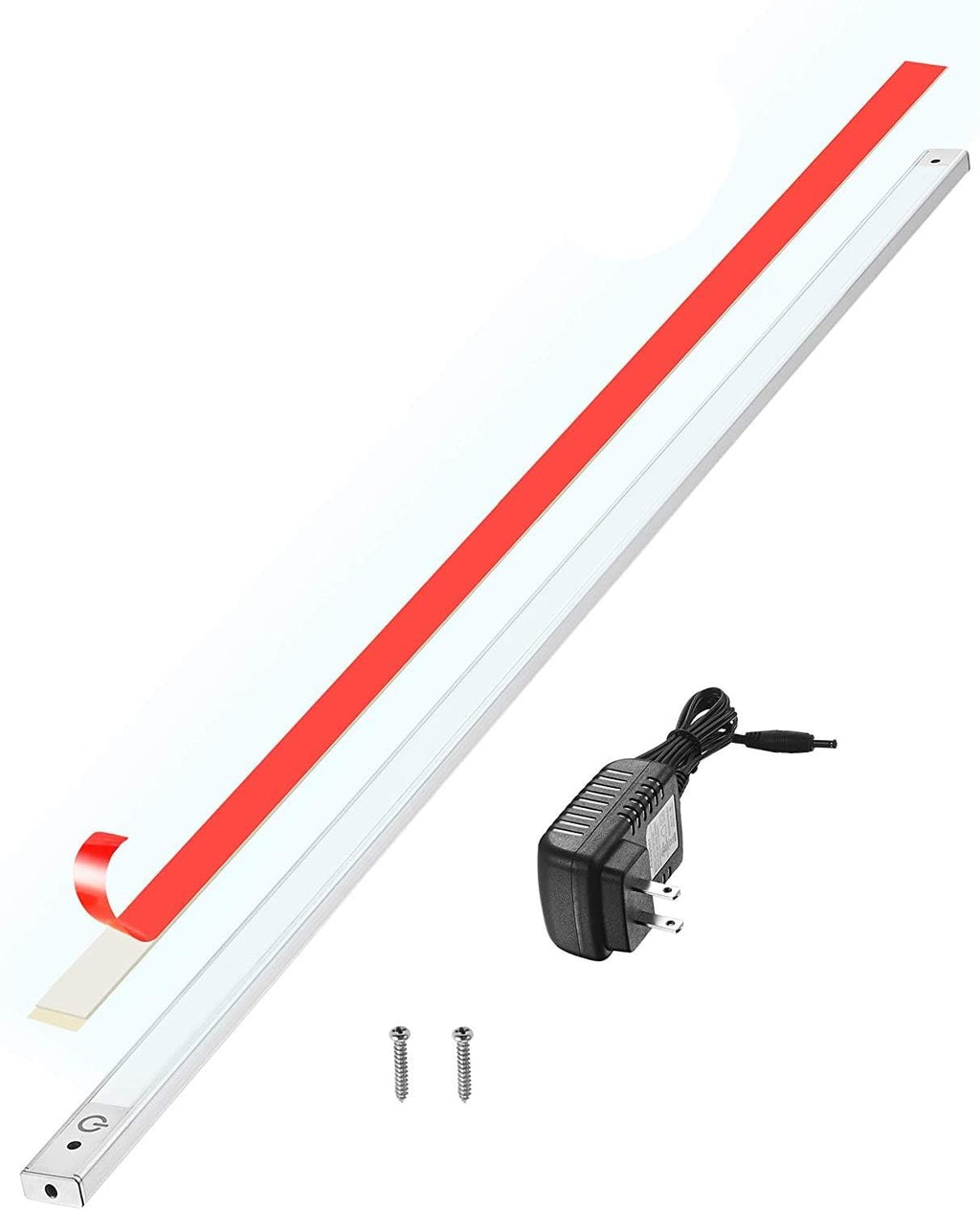 2-Pack 48” Under Cabinet LED Lighting 4000K with 12V Adapter and Sensor Switch B579