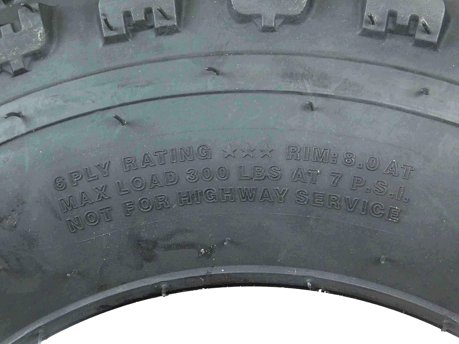 21X7-10 20X10-9 6 Ply Dual Compound ATV Tires Pack of 2 A508574