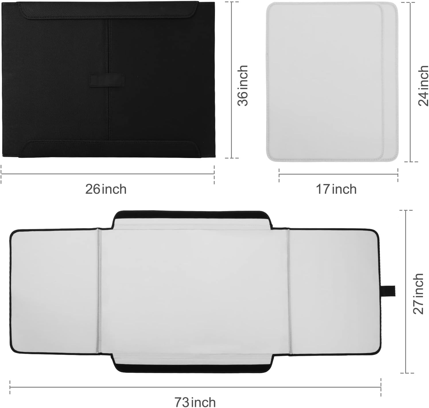 Black 1000 Piece Puzzle Storage Board L99282