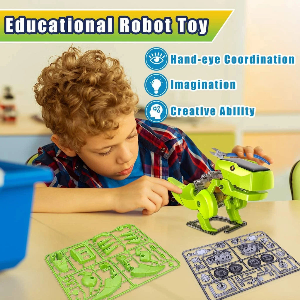STEM Solar Dinosaur Building Robot Kit T117