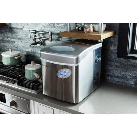 Portable Stainless Steel Ice Maker N7657