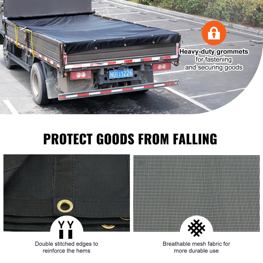 8 x 18 ft PVC 18oz Dump Truck Tarp Mesh Tarp S269