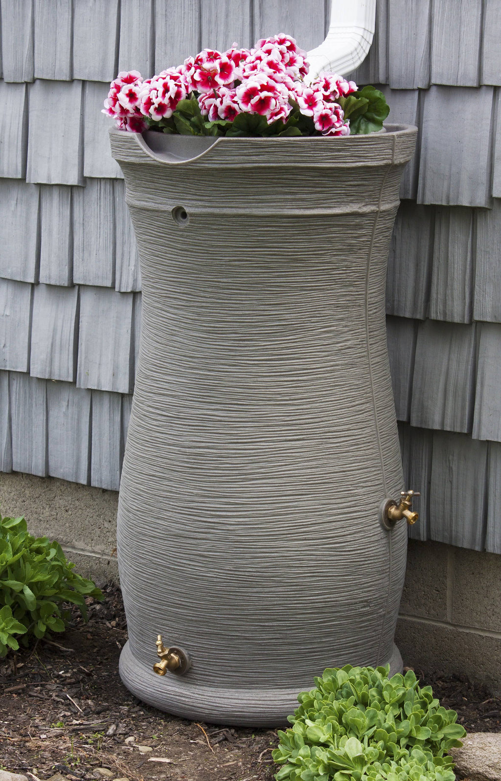 50 Gallon Rain Barrel Greige D877901
