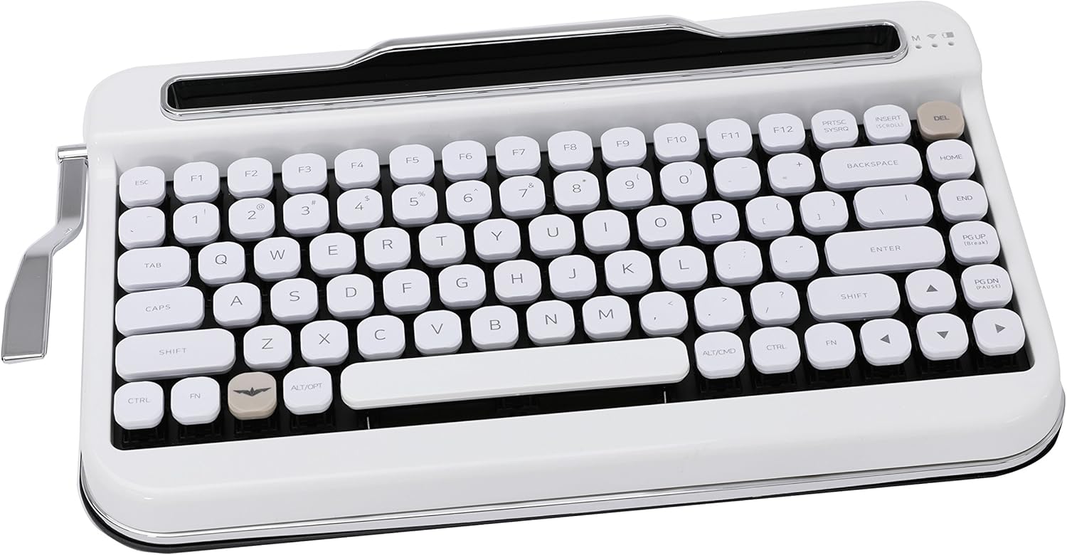 Baby Pink Bluetooth Keyboard with Cherry Mx Blue Switch Q967864