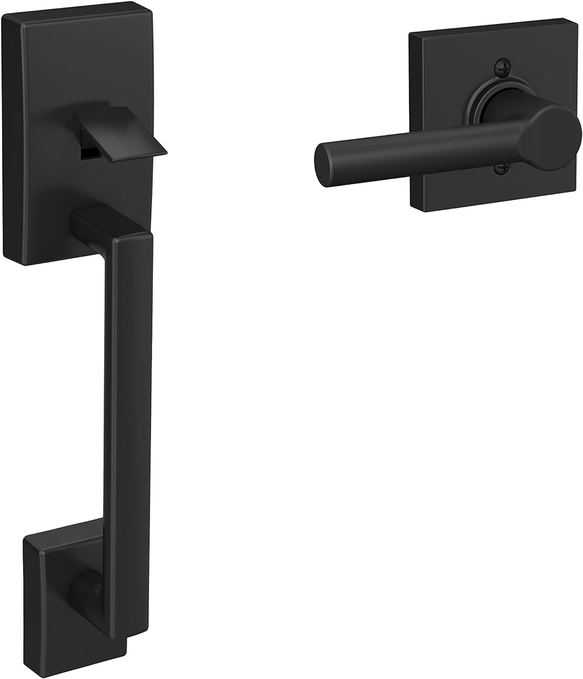 Century Front Entry Handle Latitude Interior Lever Satin Nickel E165