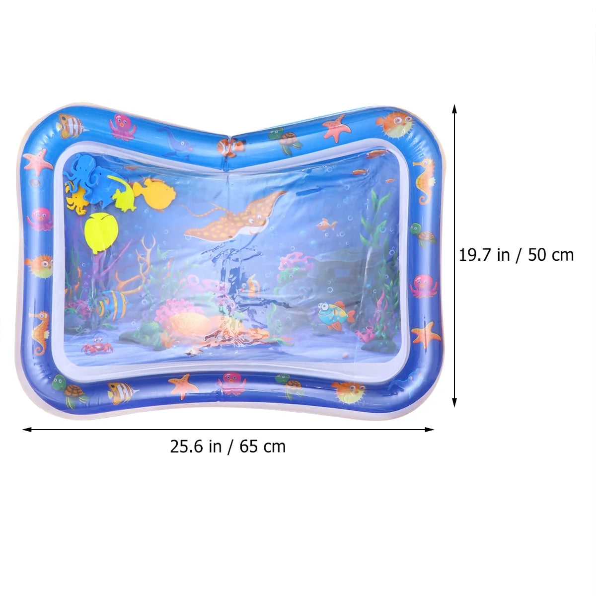 Inflatable Crawling Cushion Water Play Mat (Blue) U37364