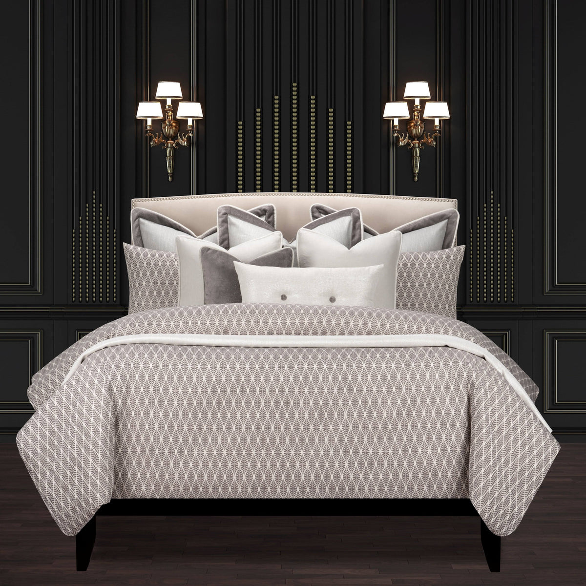 White California King Luxury Bedding Set Z280