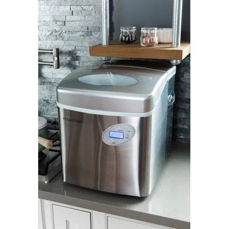 Portable Stainless Steel Ice Maker N7657