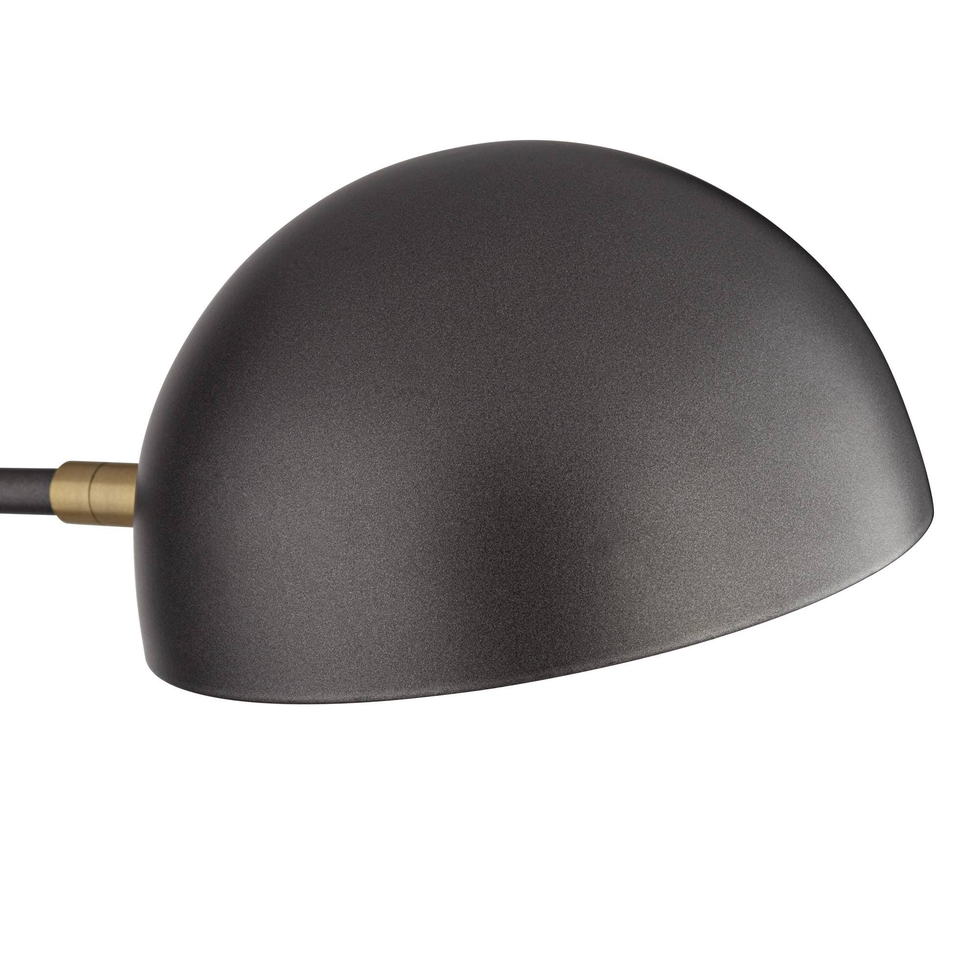 Industrial Swing Arm Wall Lamp Gunmetal Brass Plug-In Light Fixture Adjustable N868405