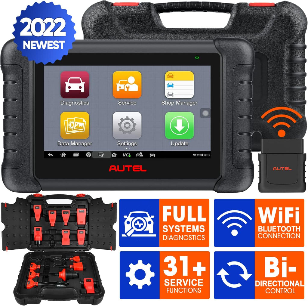 2022 Newest Car Diagnostic Scan Tool with Advanced Bi-Directional Control, All Systems Diagnosis, 30+ Service U55122