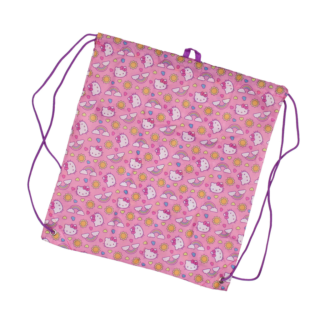 Neon Rainbows Magic Sequins 5 Piece Set Travel Backpack Lunch Bag Cinch Bag Gadget Case Water Bottle N84565